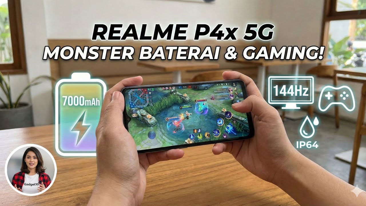 Realme P4x 5G: Monster Baterai 7000mAh dengan Performa Gaming Gahar di Kelas Menengah