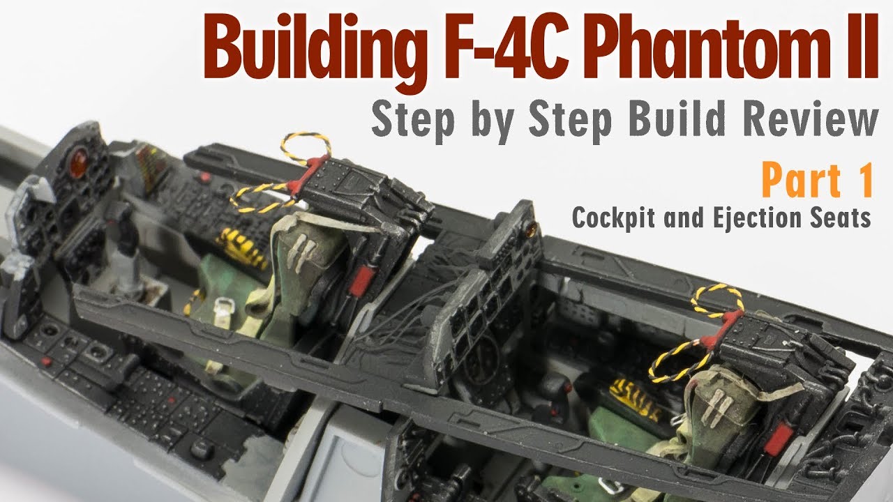 Zoukei-mura SWS 1/48  F-4C Phantom II Build Review Part 1 - Cockpit and Ejection Seats