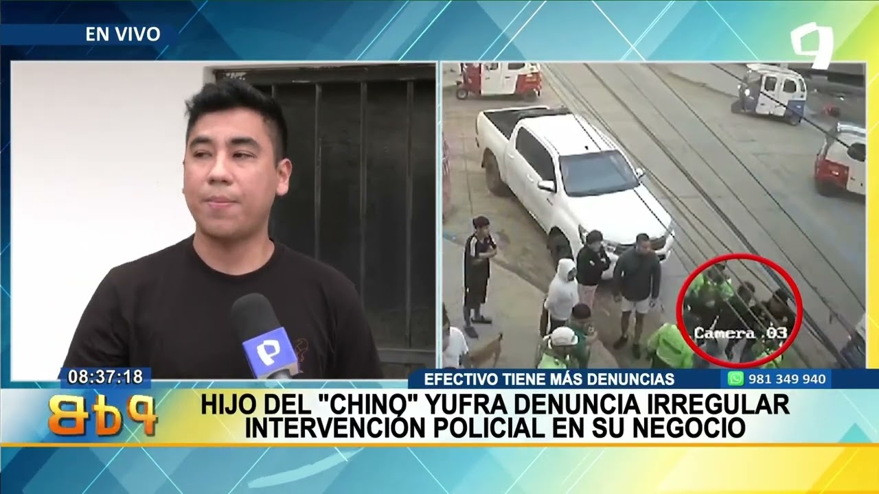 VMT: Hijo del chino 'Yufra' denuncia irregular intervención en su negocio