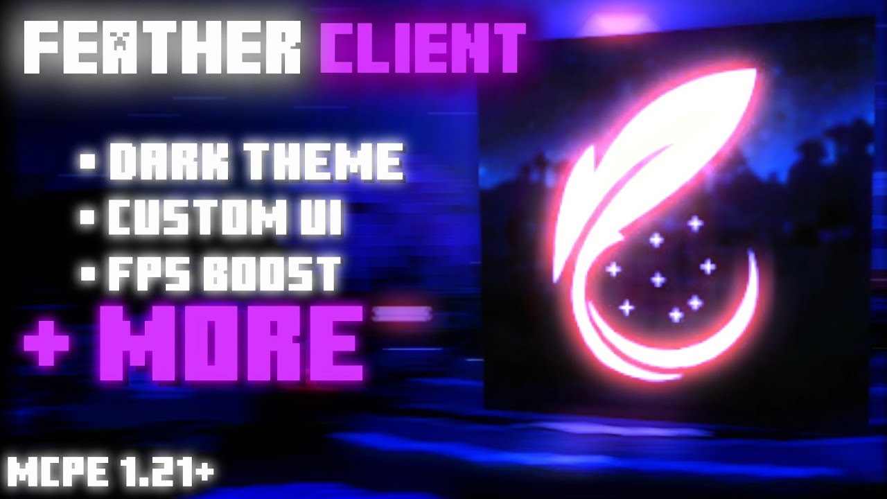 Feather Client For MCPE 1.21+(MUST WATCH)