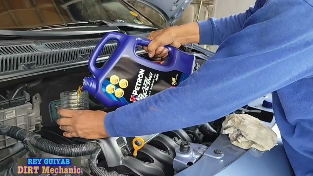 TOYOTA VIOS;  Change oil,  flushing and replace air filter | DIRT MECHANIC