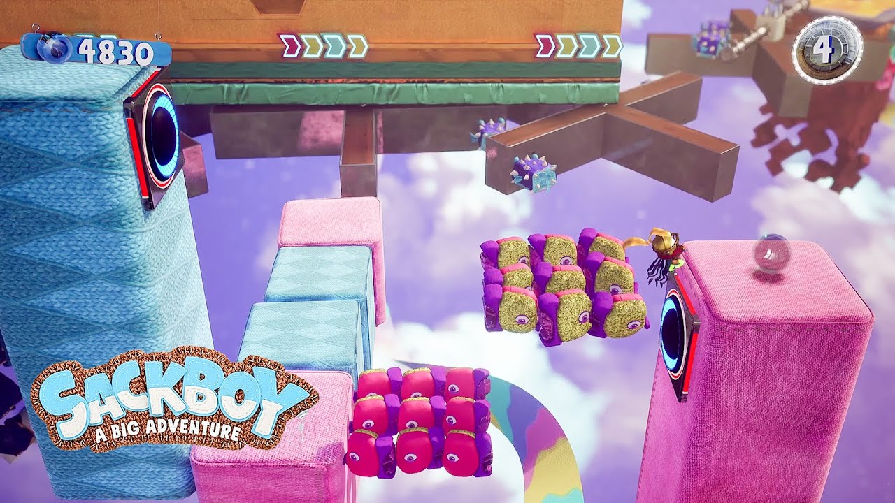 Sackboy: A Big Adventure | Keep On Leaping On (The Wonderplane) PS5 Gameplay All level Goals Part67