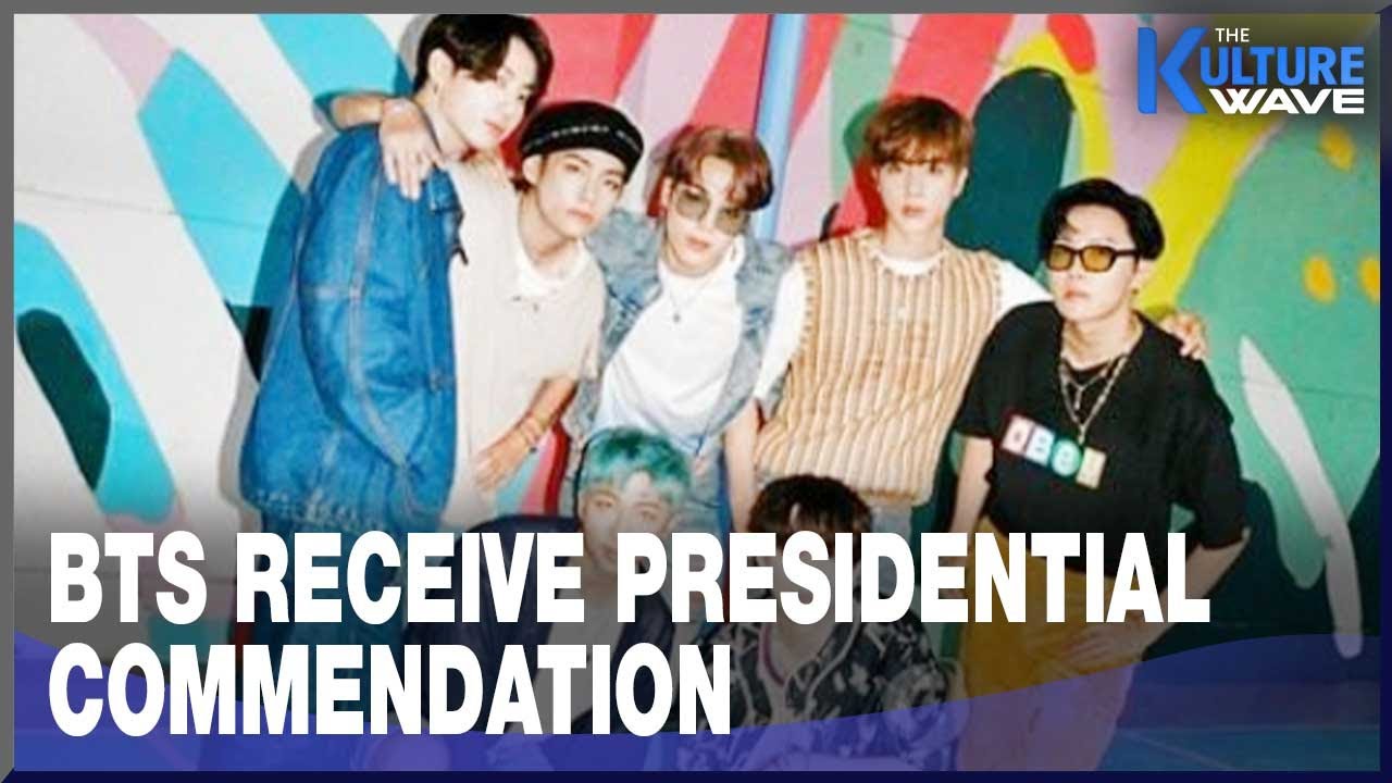 [K-Enter] BTS become first Korean artist to receive Presidential Commendation