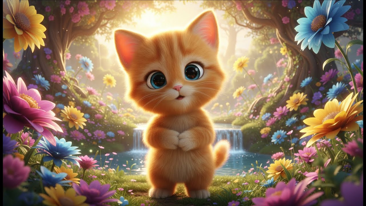 Cat Story: Pipkin’s Courageous Rescue - The Misty Garden Mystery