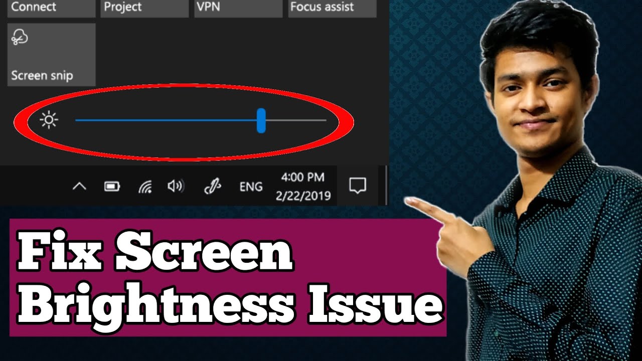 How To Fix Screen Brightness Won't Change | Fix Brightness Problem In Windows 11/10