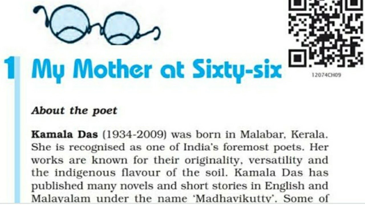 My Mother at Sixty-six || CBSE Class-12 English (In Bengali)|| JM