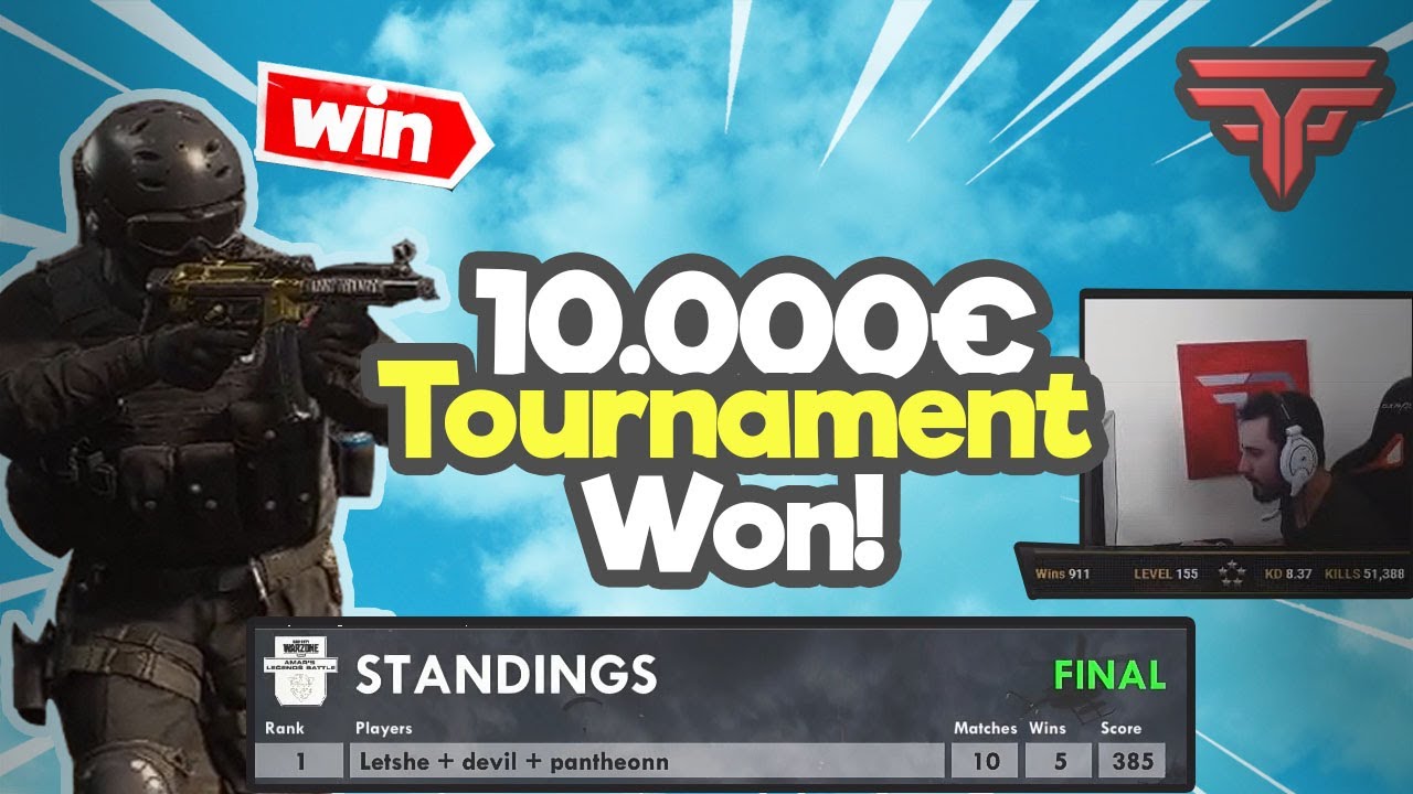 WE WON! - 10,000€ AMAR LEGEND TOURNAMENT With /Letshe/Devilfps Tornament Highlights