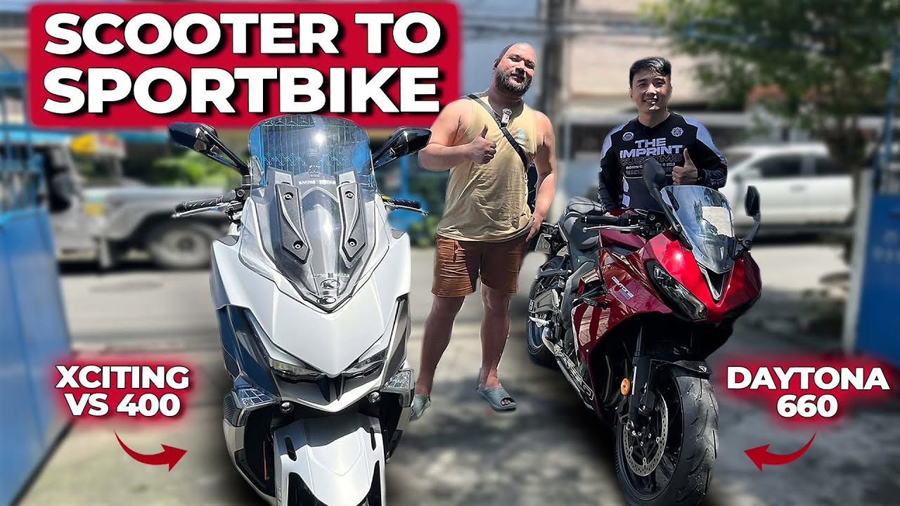 Triumph Daytona 660 Swap Kymco Xciting VS400 | 1st Ride Sa Daytona 660