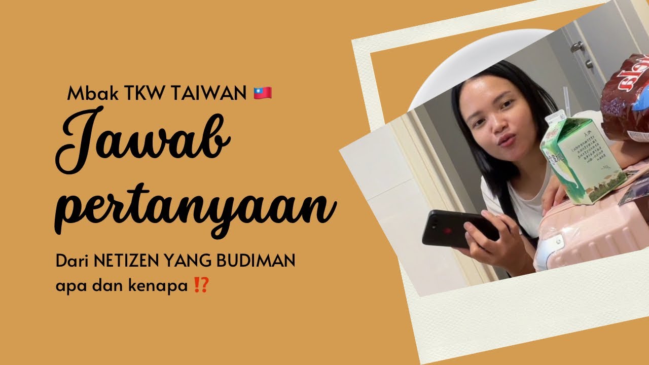 KETIKA MBAK TKW JAWAB PERTANYAAN NETIZEN BUDIMAN ‼️