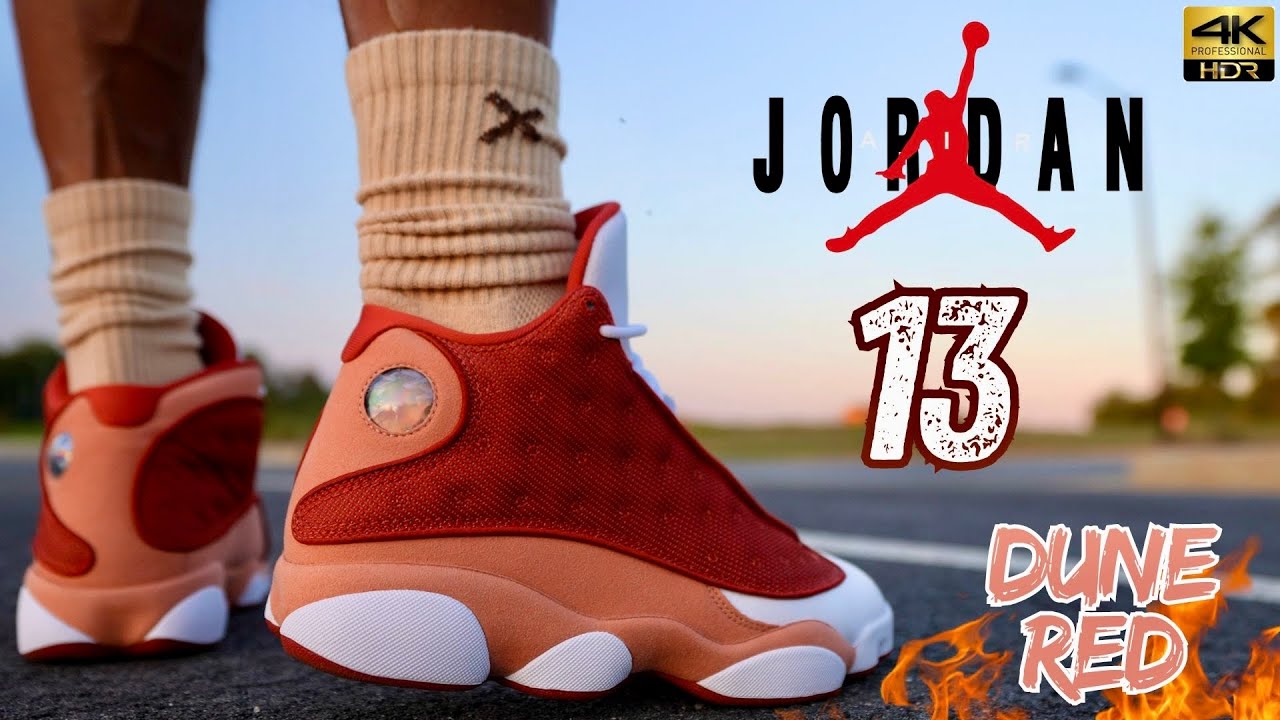 MUST WATCH! HIGHLY SLEPT ON BANGER?? JORDAN 13 DUNE RED DETAILED REVIEW & ON FEET & TRIBUTE!!