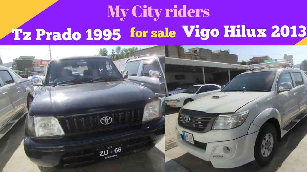 Vigo Hilux and Tz Prado for sale in abbottabad.my city riders...