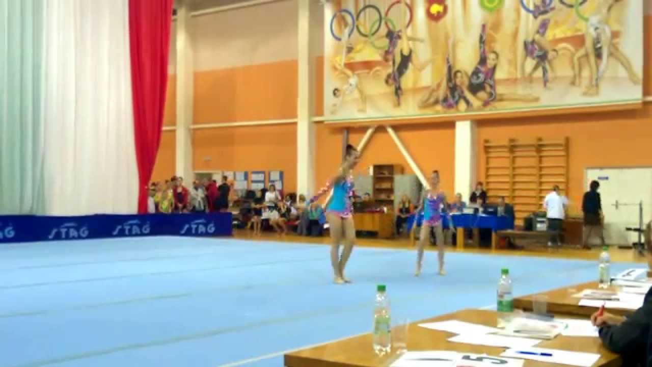 Спортивная акробатика, женская пара - комбинированная