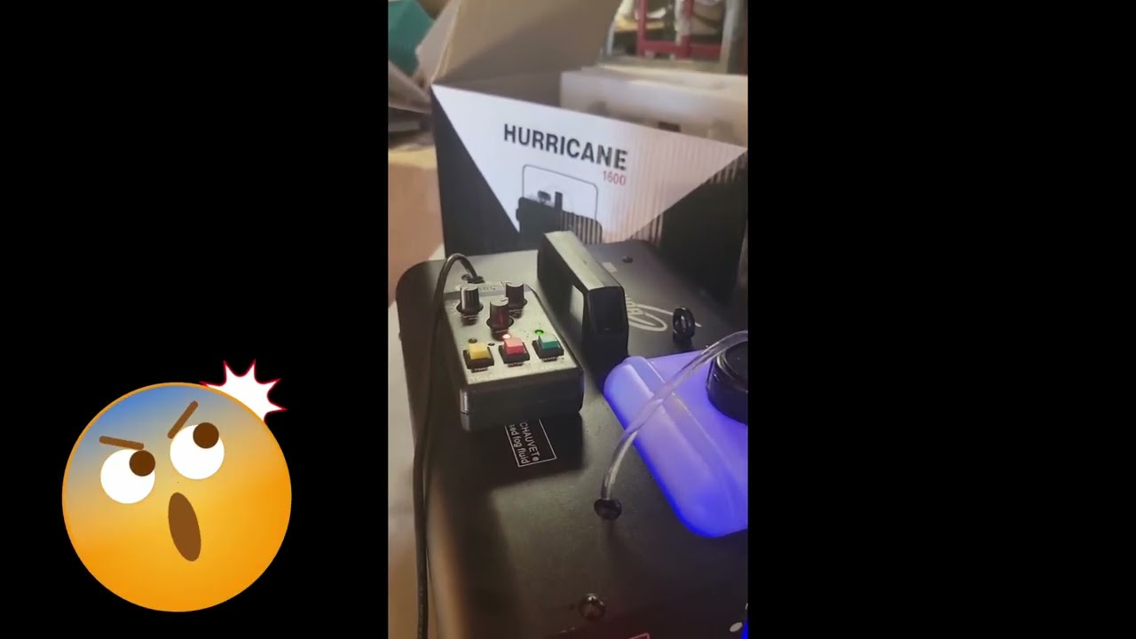 CHAUVET DJ HURRICANE 1600 / NO FUNCIONA / NO SACA HUMO / SOLUCIÓN.