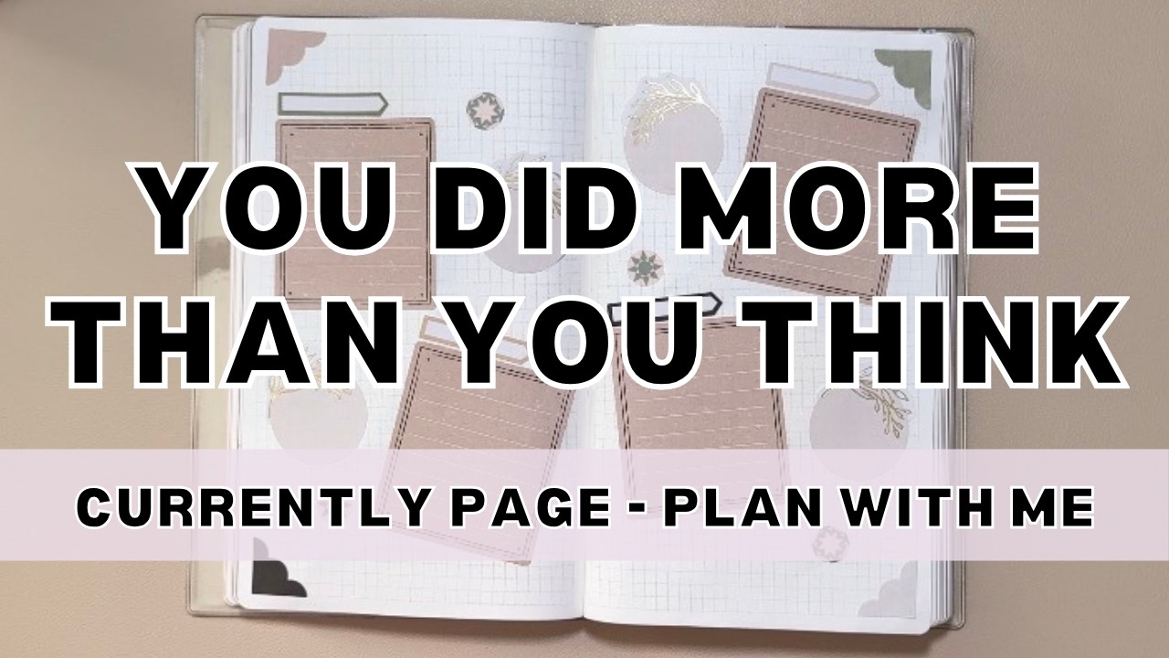Plan With Me: January Currently Page | Why Reflection Actually Matters | Sterling Ink Common Planner