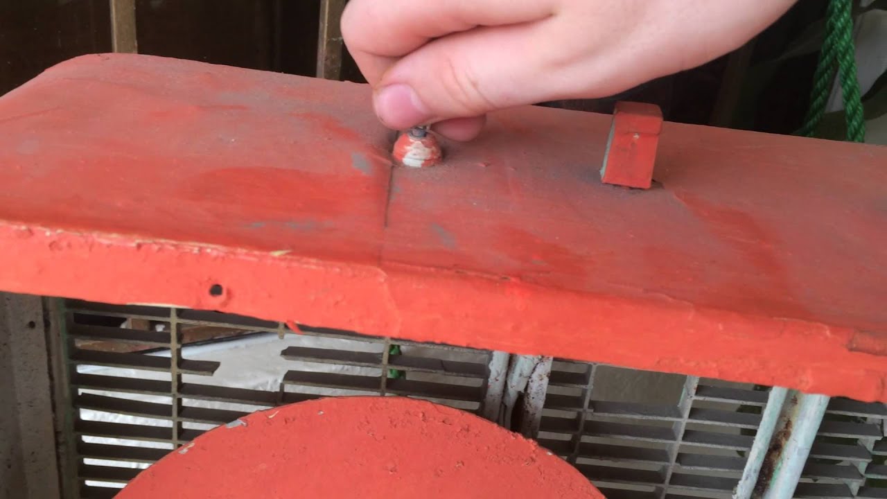 Lakewood Box fan at friends house (painted red/orange) (Greatest Hits Remake)