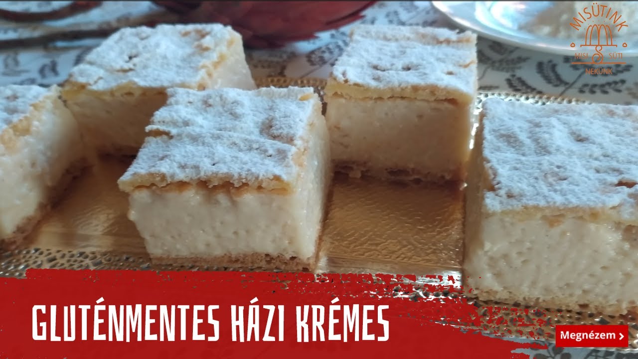 Ízletes gluténmentes házi krémes - egyszerű és nagyszerű recept!