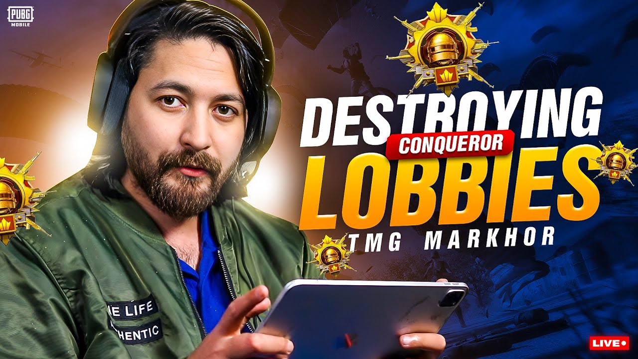 STREAM SNIPERS KA SOFTWARE UPDATE | CONQUEROR CHALLENGE | TMG MARKHOR | PUBG Live Stream