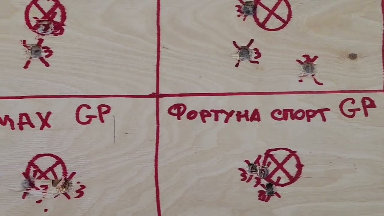 ПМ 17 ТМ против Grand Power T12-FM2 по фанере 12 мм, НЕЗАВИСИМОЕ СРАВНЕНИЕ.