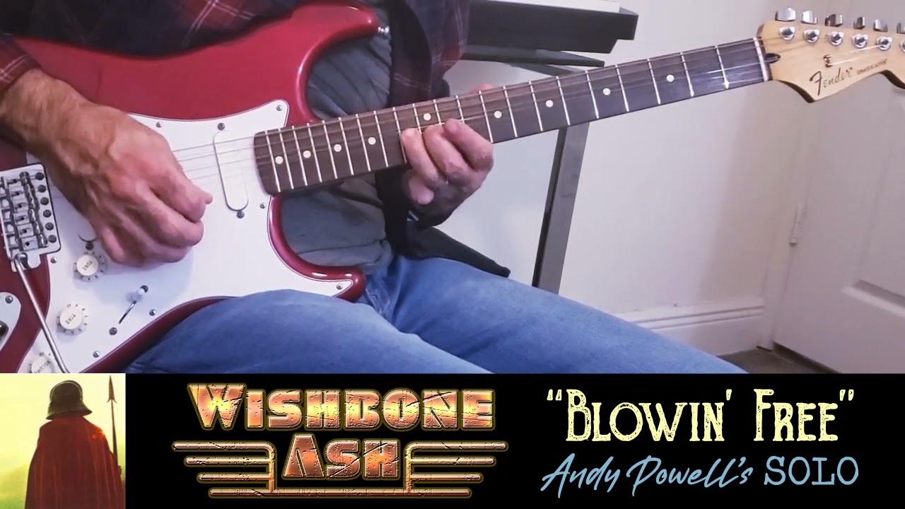 Wishbone Ash - Blowing Free SOLO with Backing Track