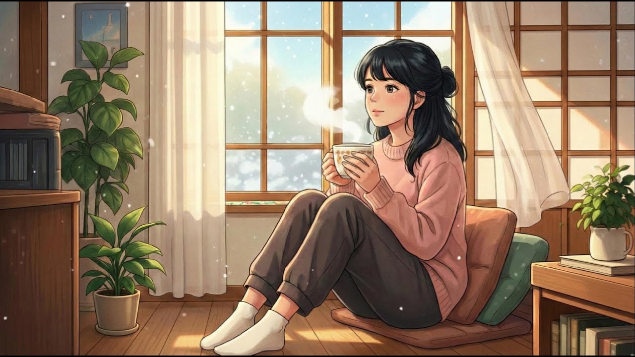 Cozy Winter Morning in Japan ❄️ | Ghibli style video ..