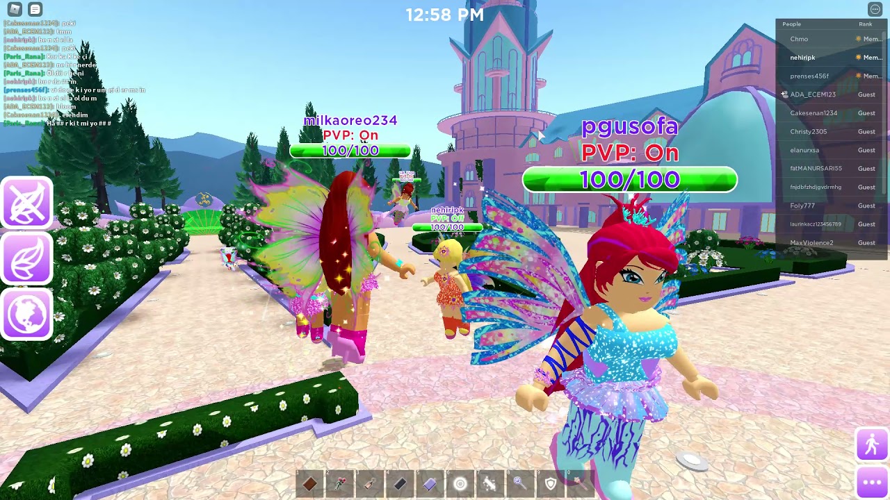ROBLOX WİNX CLUB PERİ OLDUK / 2.BÖLÜM EĞLENCELİ ÇOCUK OYUNLARI #keşfet #short #shorts #fyp