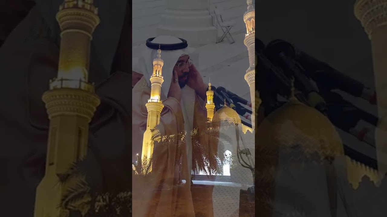 آذان هادئ في الموحد بمسجد الشيخ زايد  - رأس الخيمة