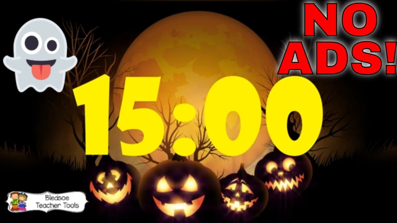 15 Minute Timer | Spooky Halloween Timer for Classrooms & Parties