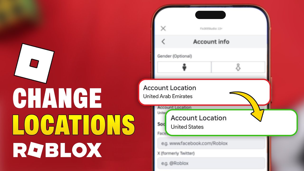 Как изменить страну в учетной записи Roblox 2026
