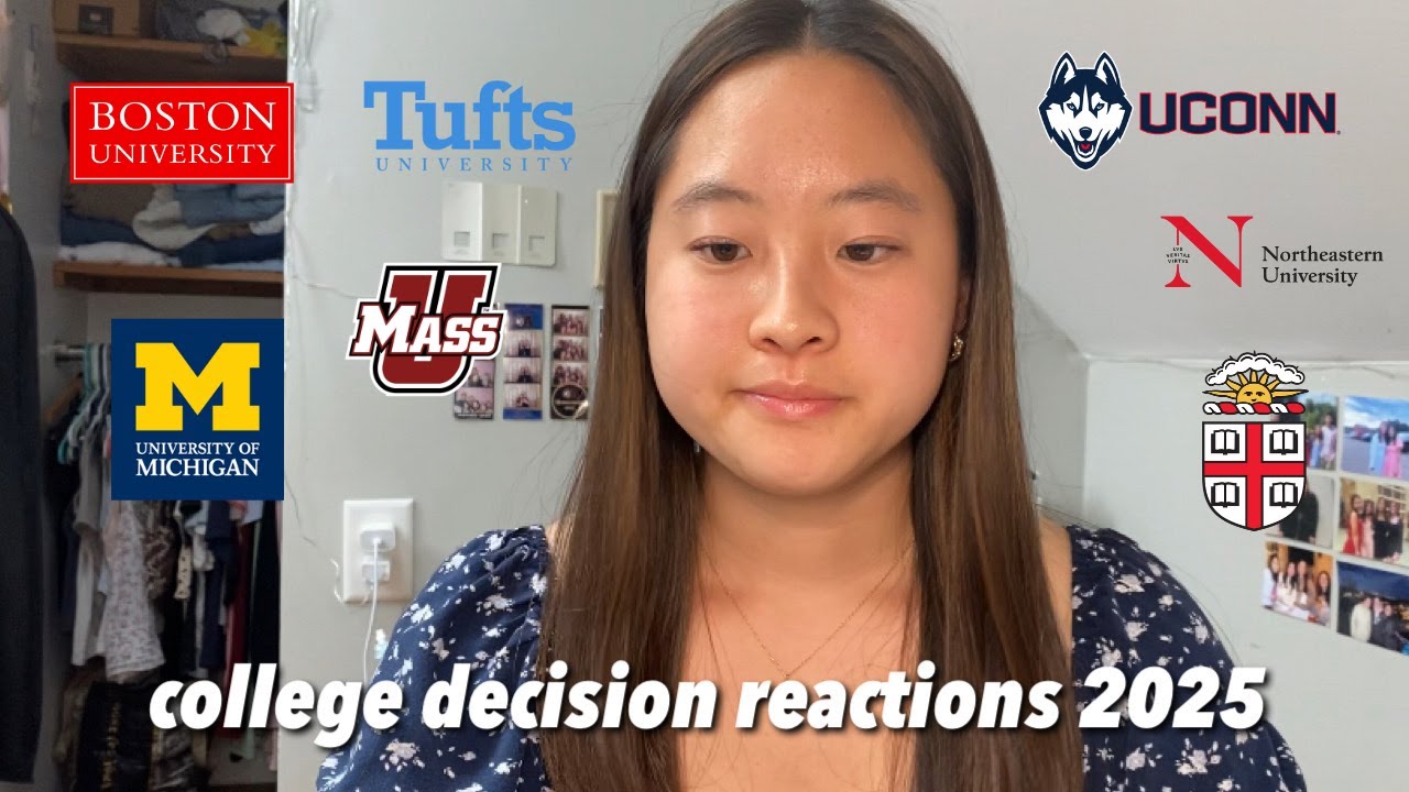 my realistic college decision reactions | 10 schools