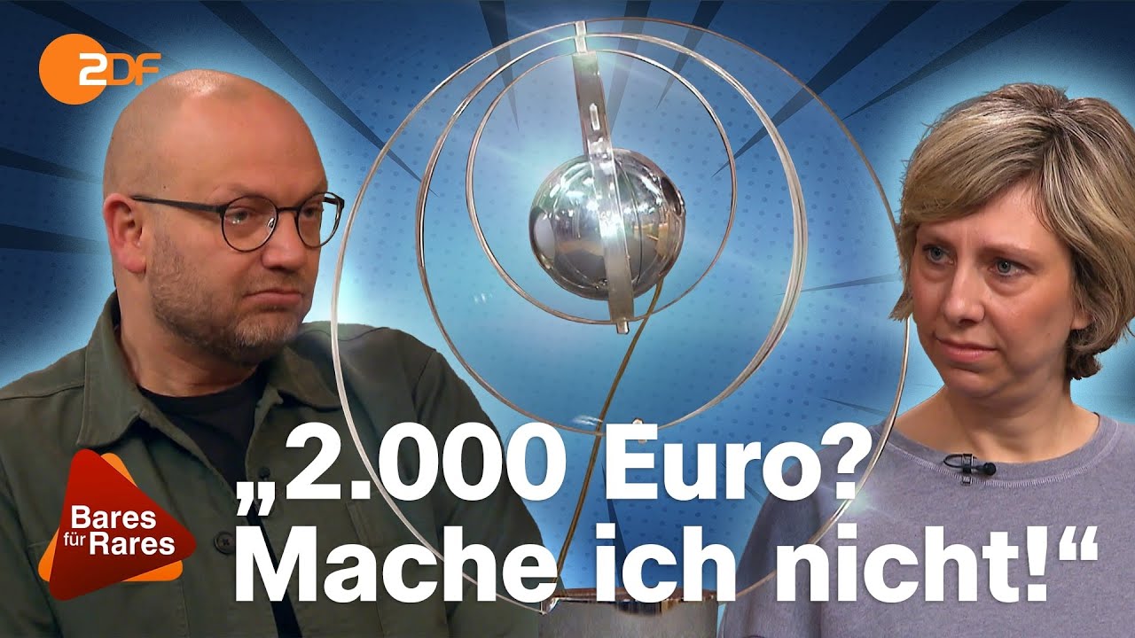 Satelliten-Leuchte zum Trödelpreis? Gebote sind Lichtjahre von Expertise entfernt! | Bares für Rares
