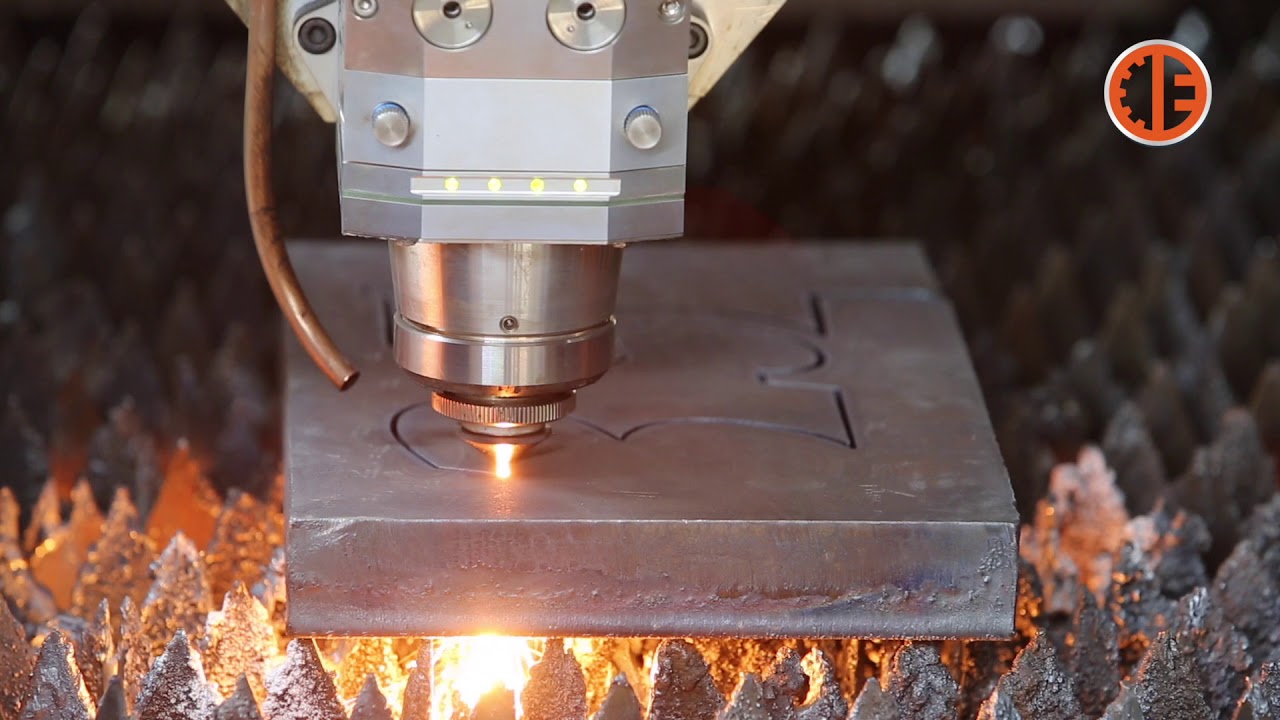 Ermaksan Fibermak Fiber Laser 8kW cutting 35mm Mild Steel