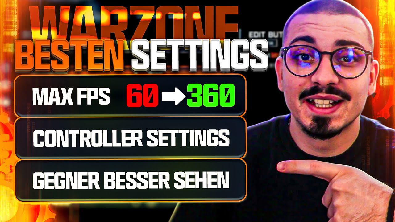 DIE *BESTEN* SETTINGS F&Uuml;R WARZONE! ⚙️ (Controller, Audio, FPS, etc.) 