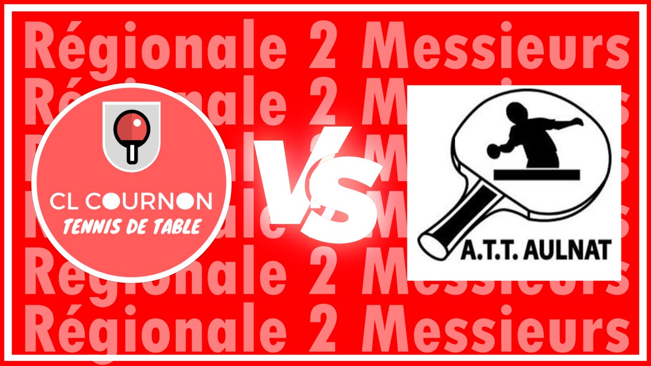 CL Cournon TT 3 VS A.T.T. Aulnat 1 | R2 |20/09/2023 | Tennis de Table