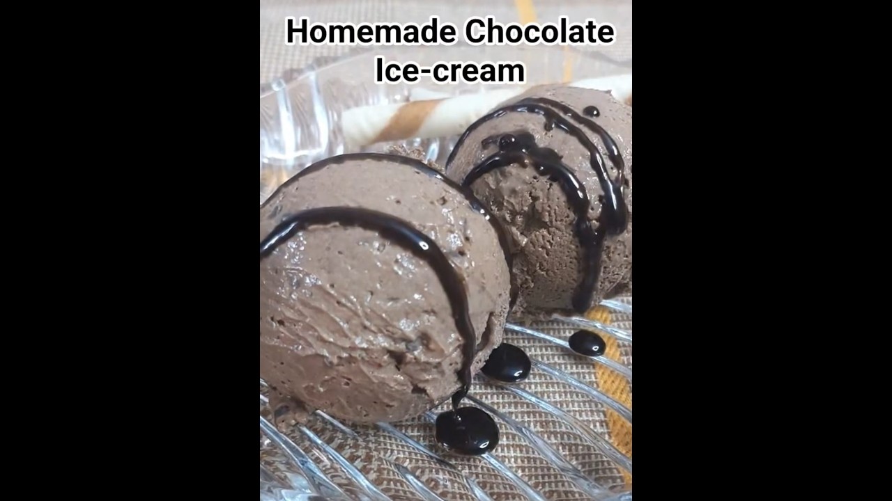 Homemade Chocolate Ice-cream