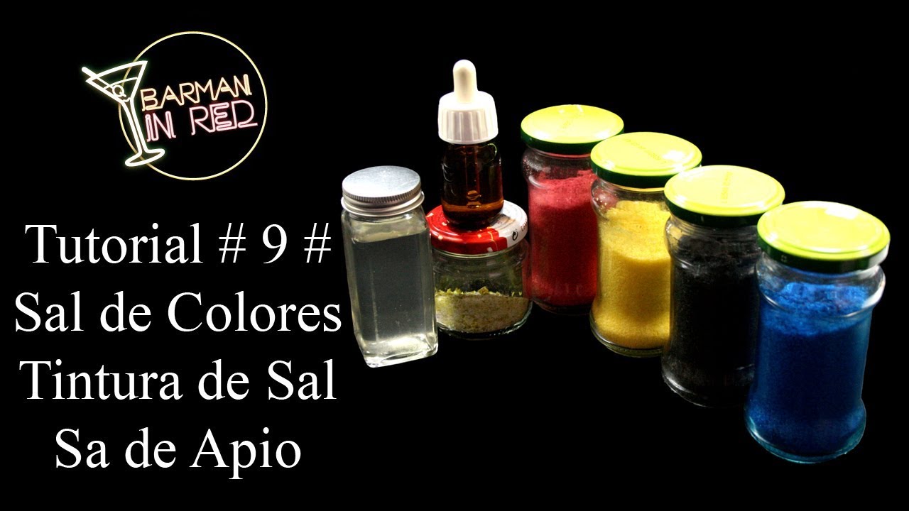 TUTORIAL 9 I SAL DE COLORES I TINTURA DE SAL I SAL DE APIO
