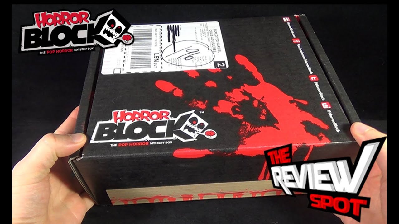 Subscription Spot - Horror Block December 2014 Subscription Box OPENING!