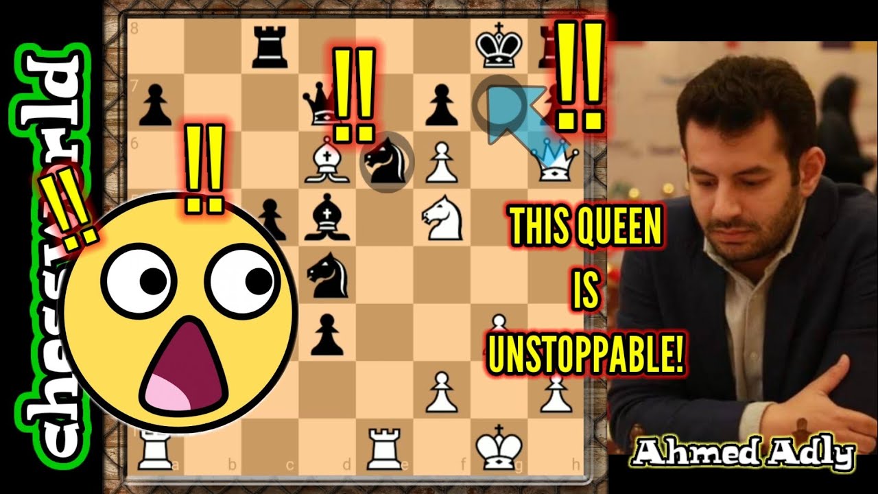 UNSTOPPABLE!!  QUEENSAC IS THE END!  ADLY VS LAZNICKA 2007|| BEAUTIFUL CHESS TACTICS