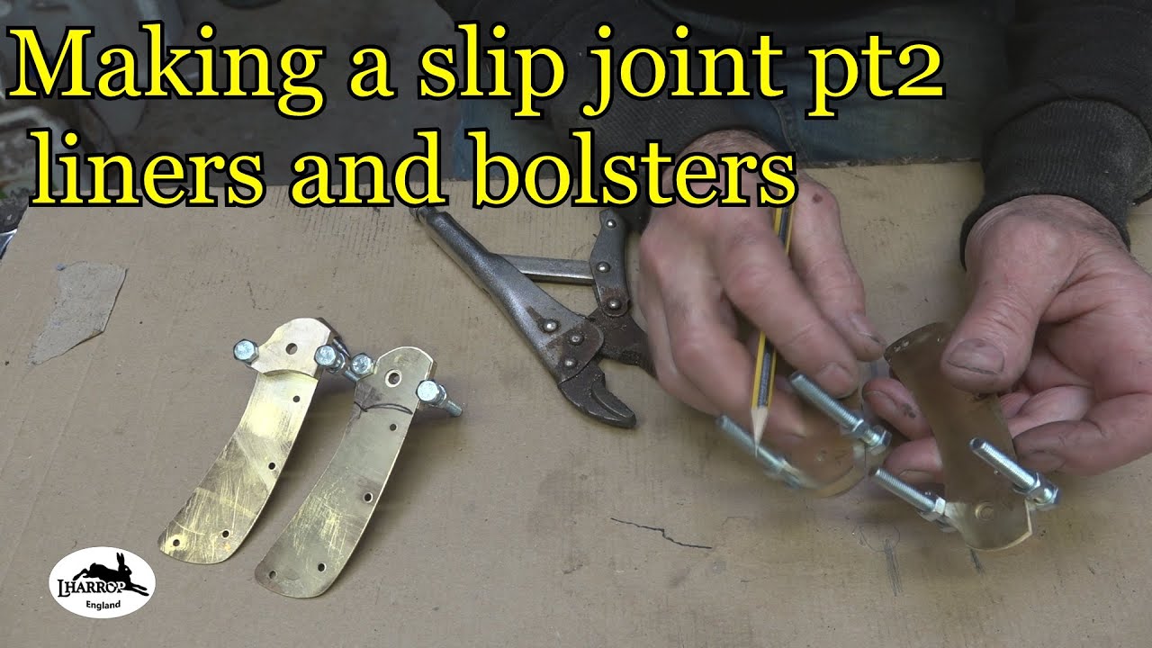 Making a slip joint or folding knife pt2