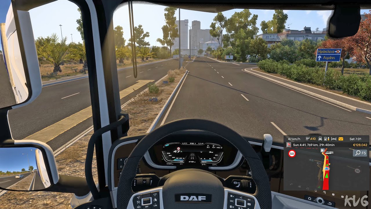 Euro Truck Simulator 2 - Chania to Mytilene - Greece Gameplay (PC UHD) [4K60FPS]