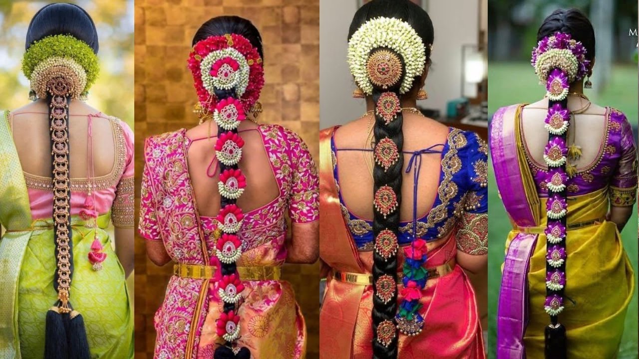 Beautiful south Indian hairstyle ideas for Brides, Bridal hairstyle for a stunning look