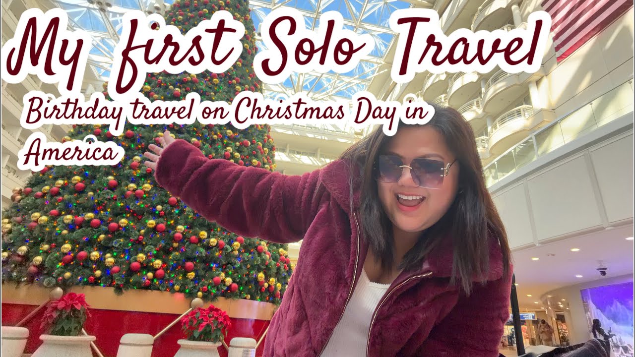 My First ever Solo Travel (In AMERICA pa/ Florida Tour on Christmas Day )