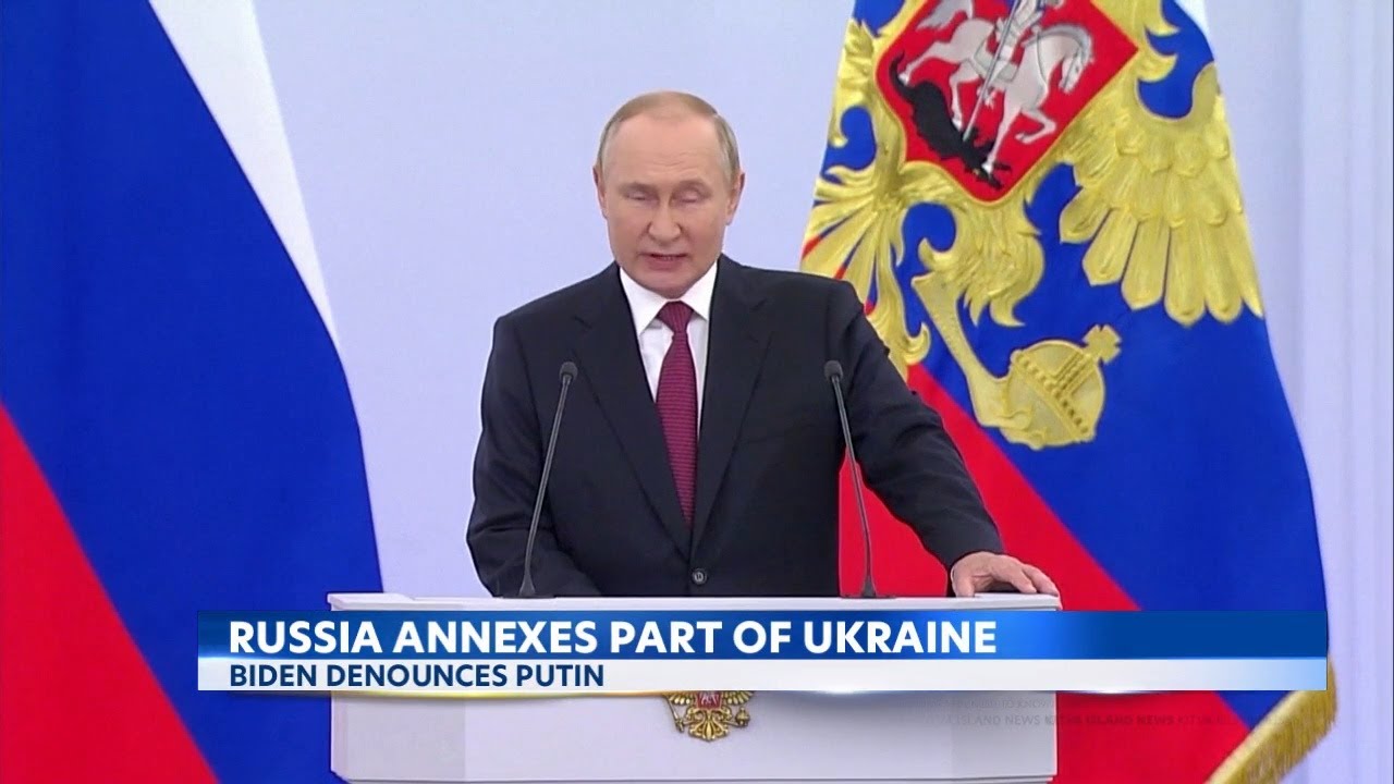 Putin announces annexation of Ukrainian regions in defiance of international law