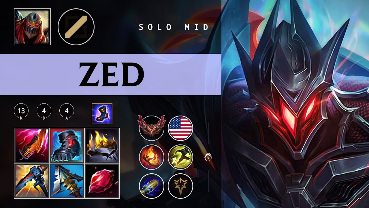 Zed Mid vs Hwei - NA Grandmaster Patch 26.01
