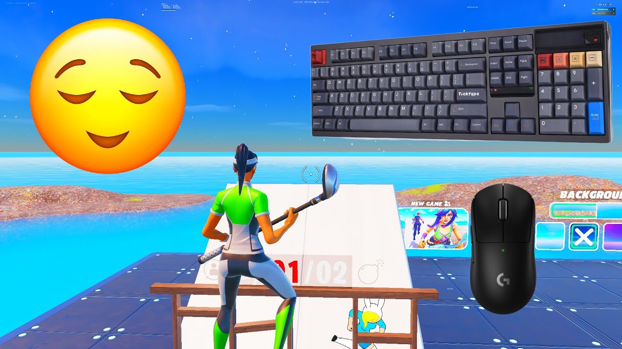 DP104 ASMR 😴1v1 Build Fights🤩Satisfying Fortnite Keyboard Gameplay🏆4K Smooth 360 FPS