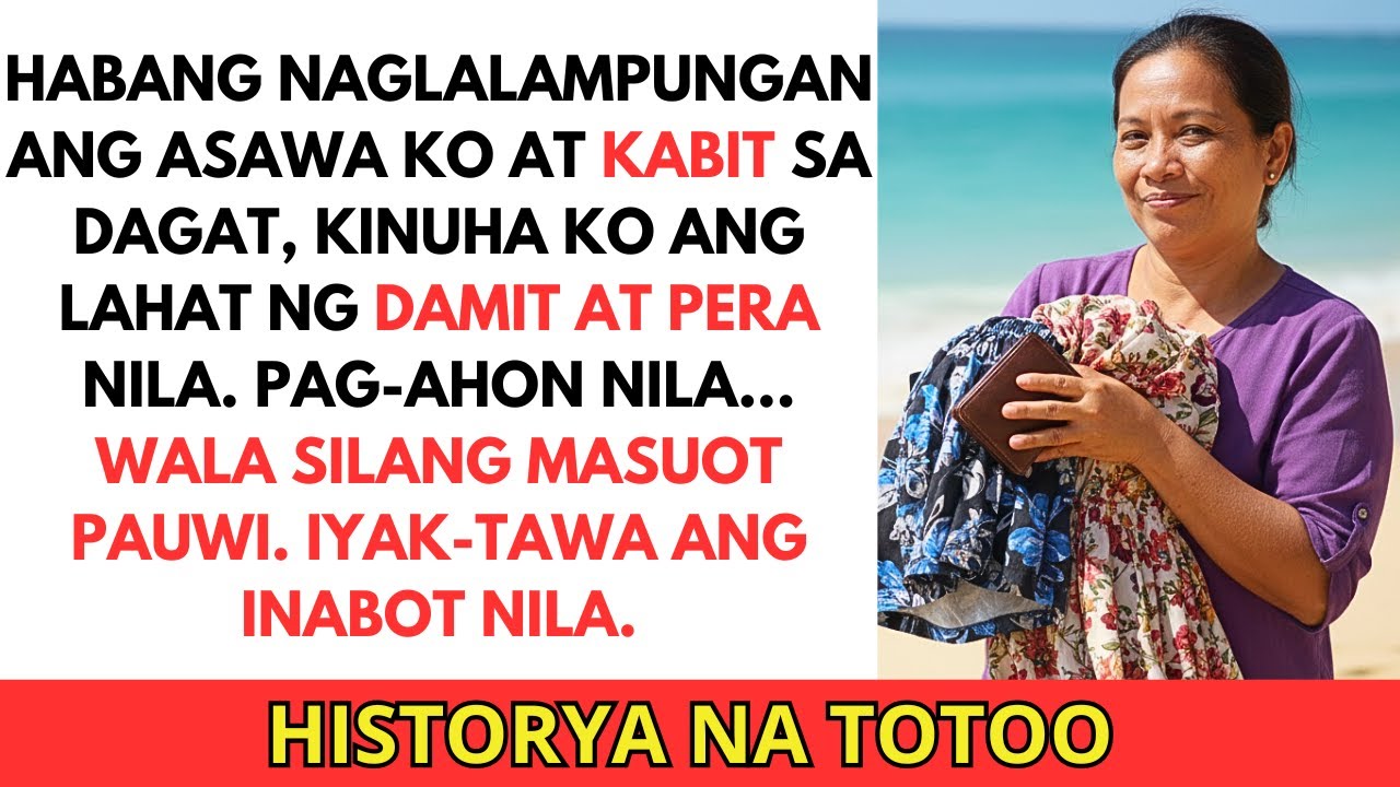 Naligo sa Dagat ang Asawa Ko at Kabit — Kinuha Ko ang Kanilang DAMIT at Iniwan Silang Walang PERA.