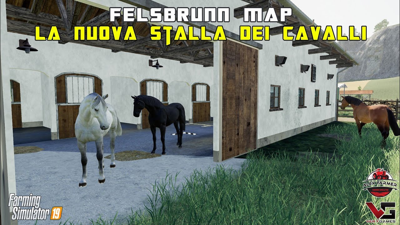 LA NUOVA STALLA DEI MIEI CAVALLI FARMING SIMULATOR 19