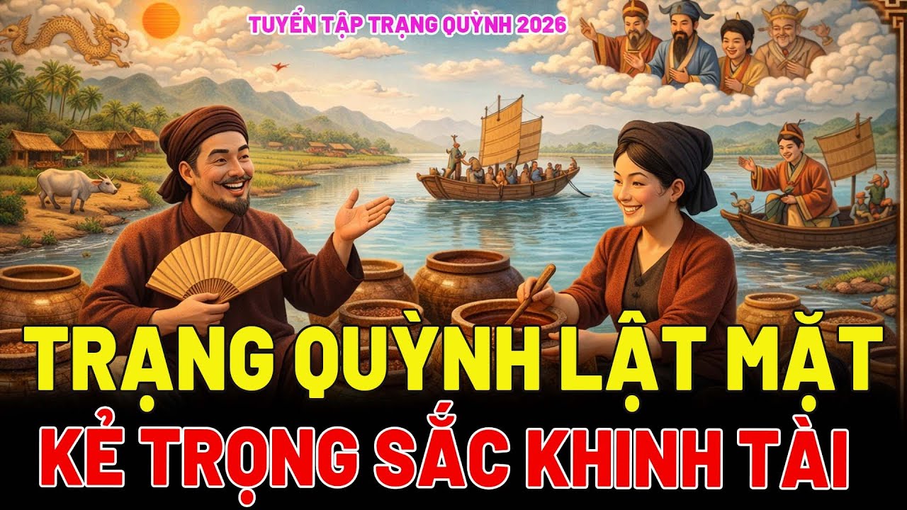 Trạng Quỳnh Tiến Cử Cô Gái Bán Mắm – Khiến Sứ Tàu Cúi Đầu, Cả Triều Kinh Ngạc! | Truyện Audio