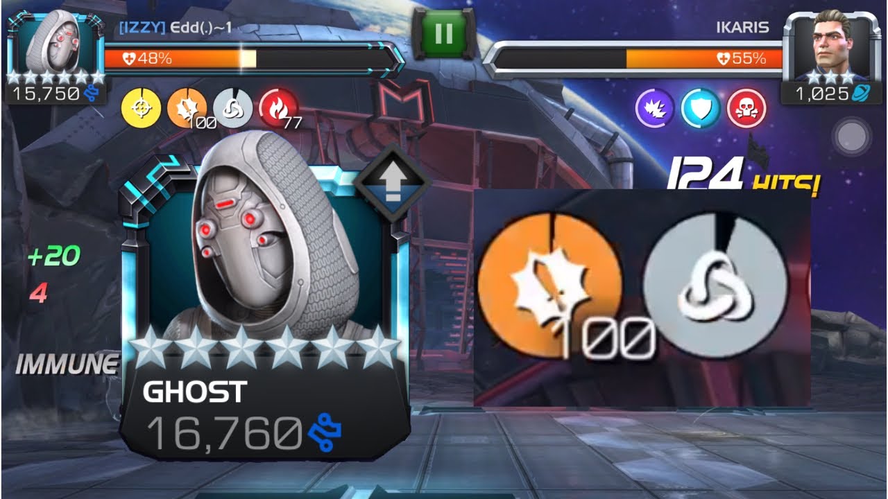 6 Star Rank 3 Ghost with 100 Passive Furies | Marvel Contest of Champions