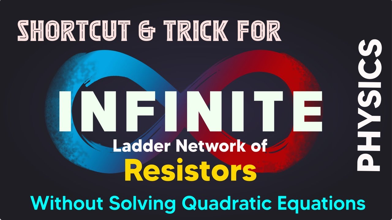 Infinite Network of Resistors | Current Electricity #NEET #KCET #PHYSICS #infiniteladdernetwork