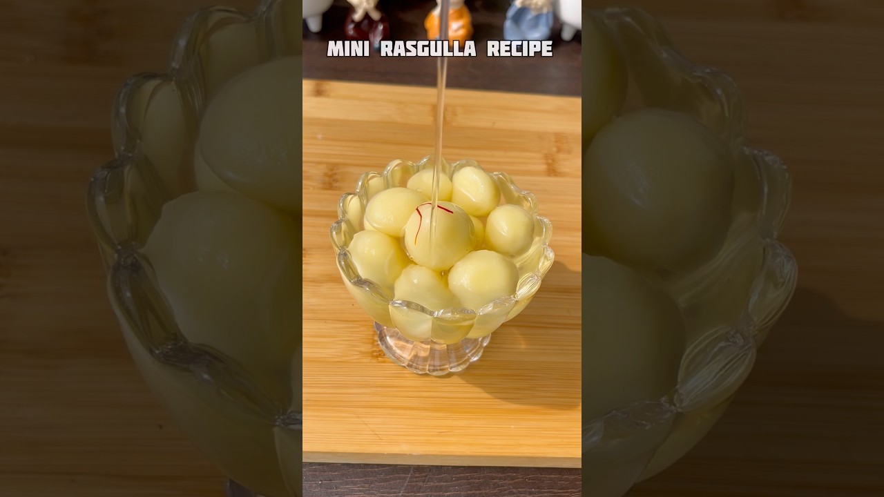 Mini Rasgulla Recipe 